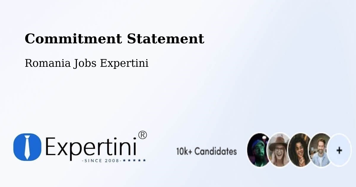 Corporate Commitment – Bozânta Mare - Romania Jobs Expertini